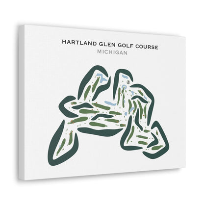 Hartland Glen Golf Course, Michigan - Printed Golf Courses