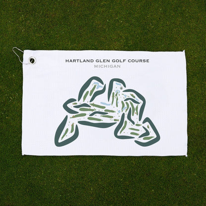 Hartland Glen Golf Course, Michigan - Printed Golf Courses