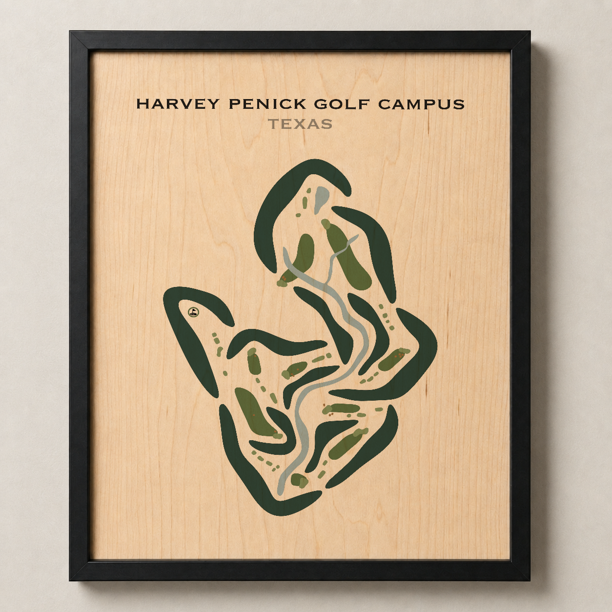Harvey Penick Golf Campus, Texas - Printed Golf Courses