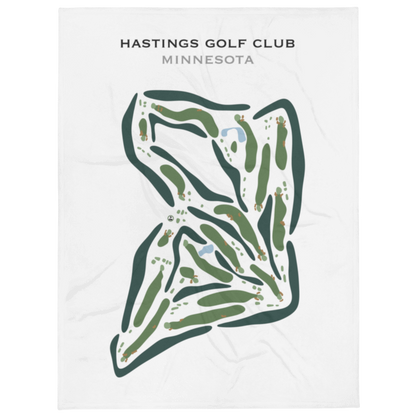Hastings Golf Club, Minnesota - Printed Golf Courses
