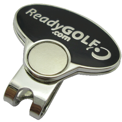Motorcycle Ball Marker & Hat Clip with Glitter by ReadyGOLF