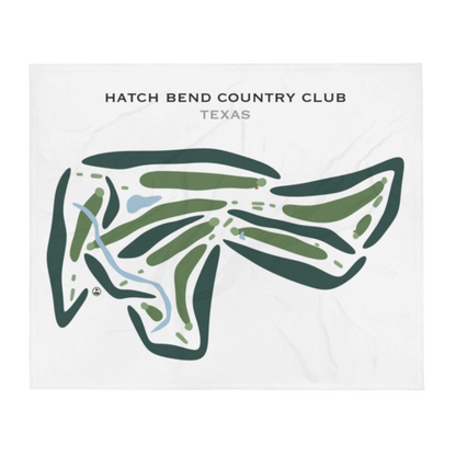 Hatch Bend Country Club, Texas - Printed Golf Courses