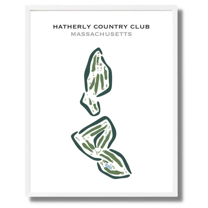 Hatherly Country Club, Massachusetts - Printed Golf Courses