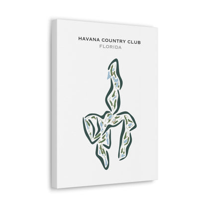 Havana Country Club, Florida - Printed Golf Courses