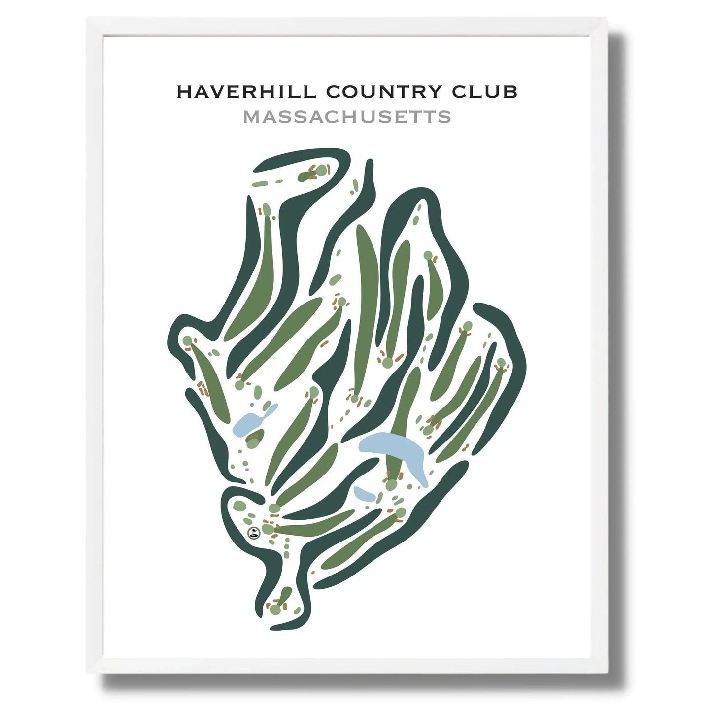 Haverhill Country Club, Massachusetts - Printed Golf Courses