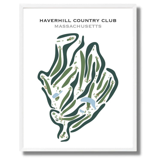 Haverhill Country Club, Massachusetts - Printed Golf Courses