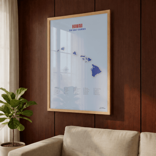 Map of Hawaii Golf Courses