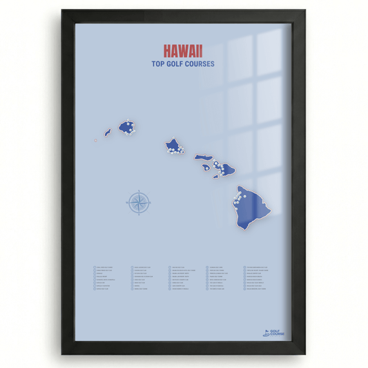 Map of Hawaii Golf Courses