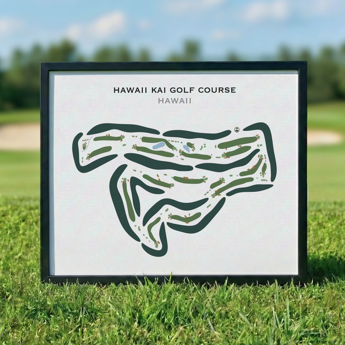 Hawaii Kai Golf Course, Hawaii - Printed Golf Courses