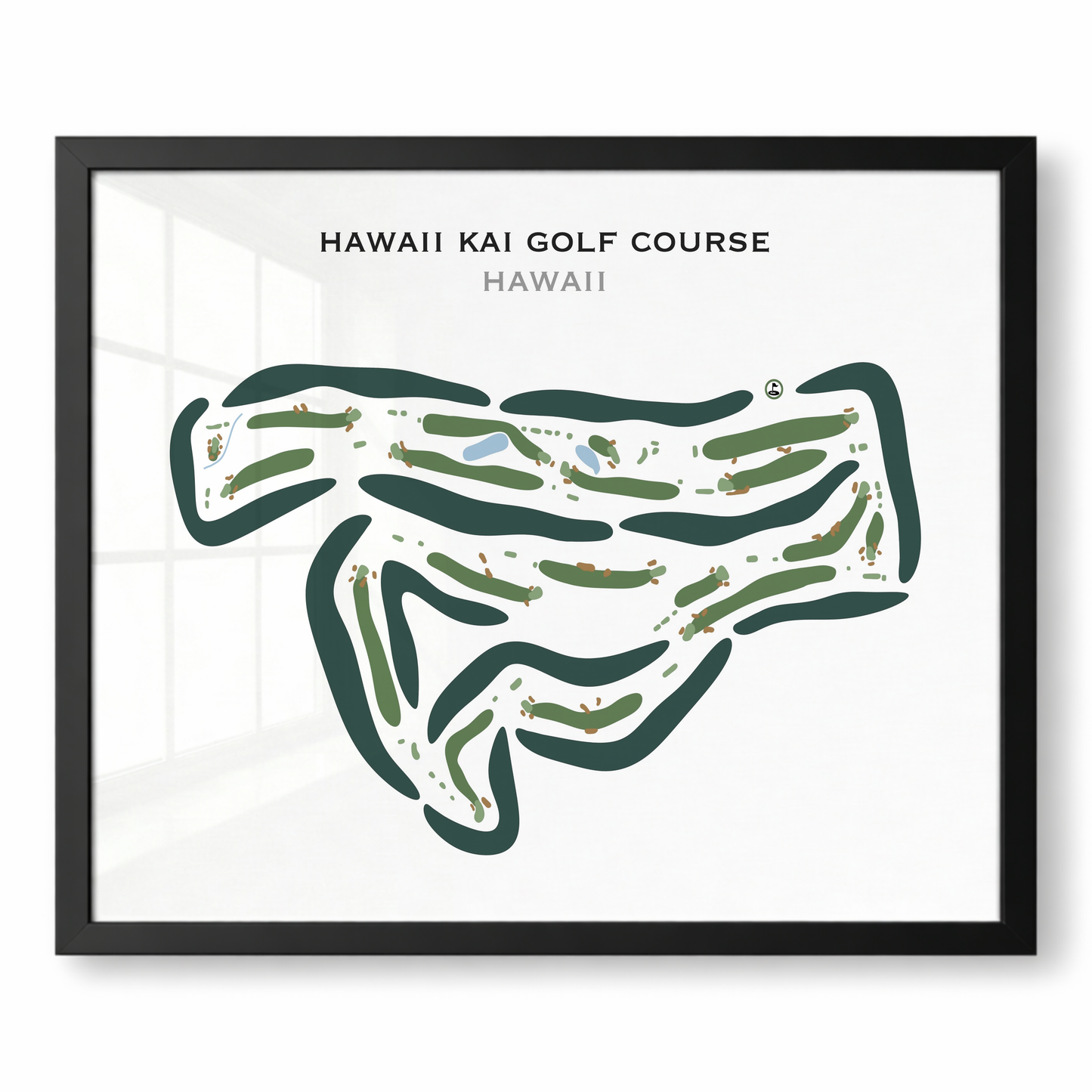 Hawaii Kai Golf Course, Hawaii - Printed Golf Courses