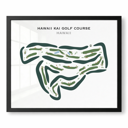 Hawaii Kai Golf Course, Hawaii - Printed Golf Courses