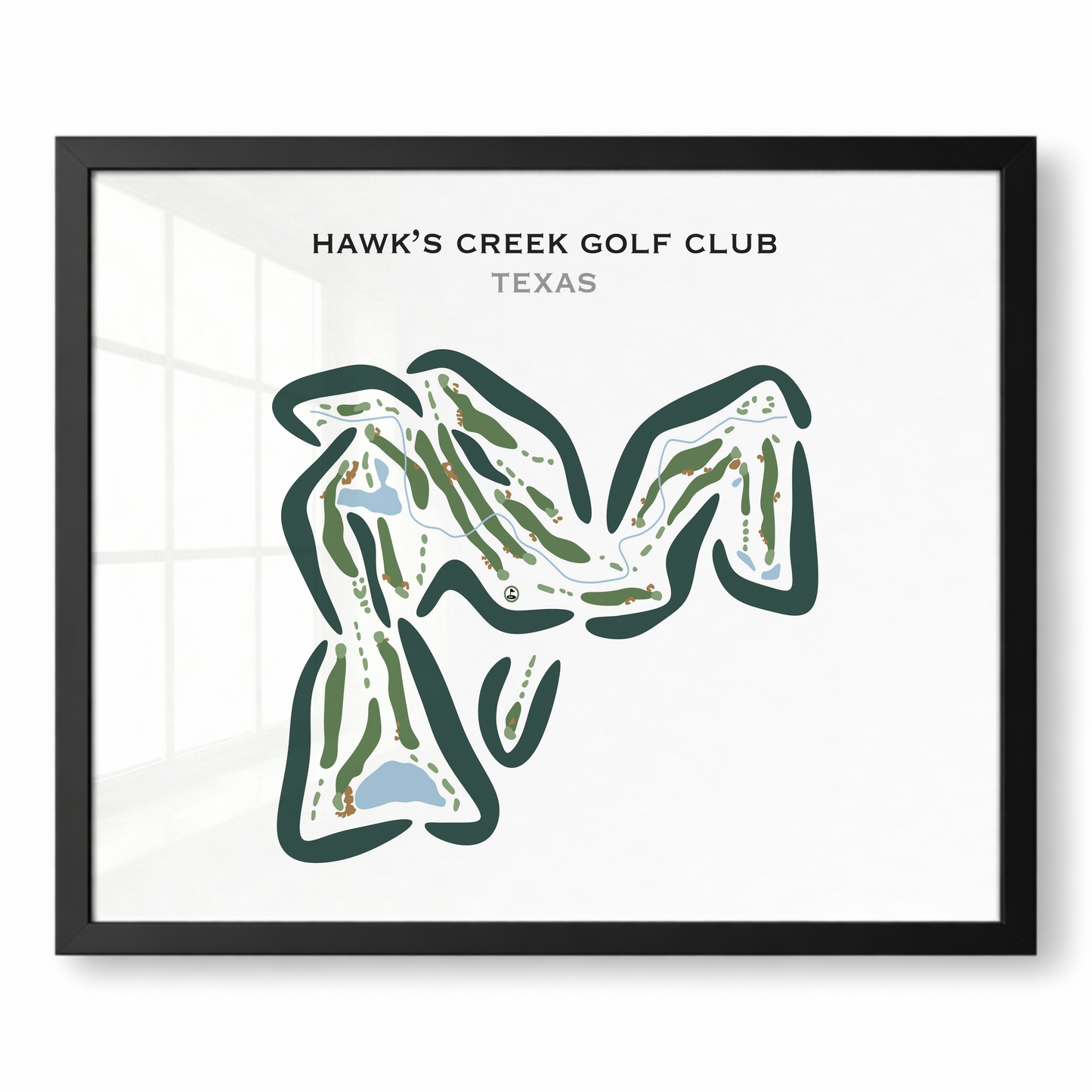 Hawk's Creek Golf Club, Texas - Printed Golf Courses