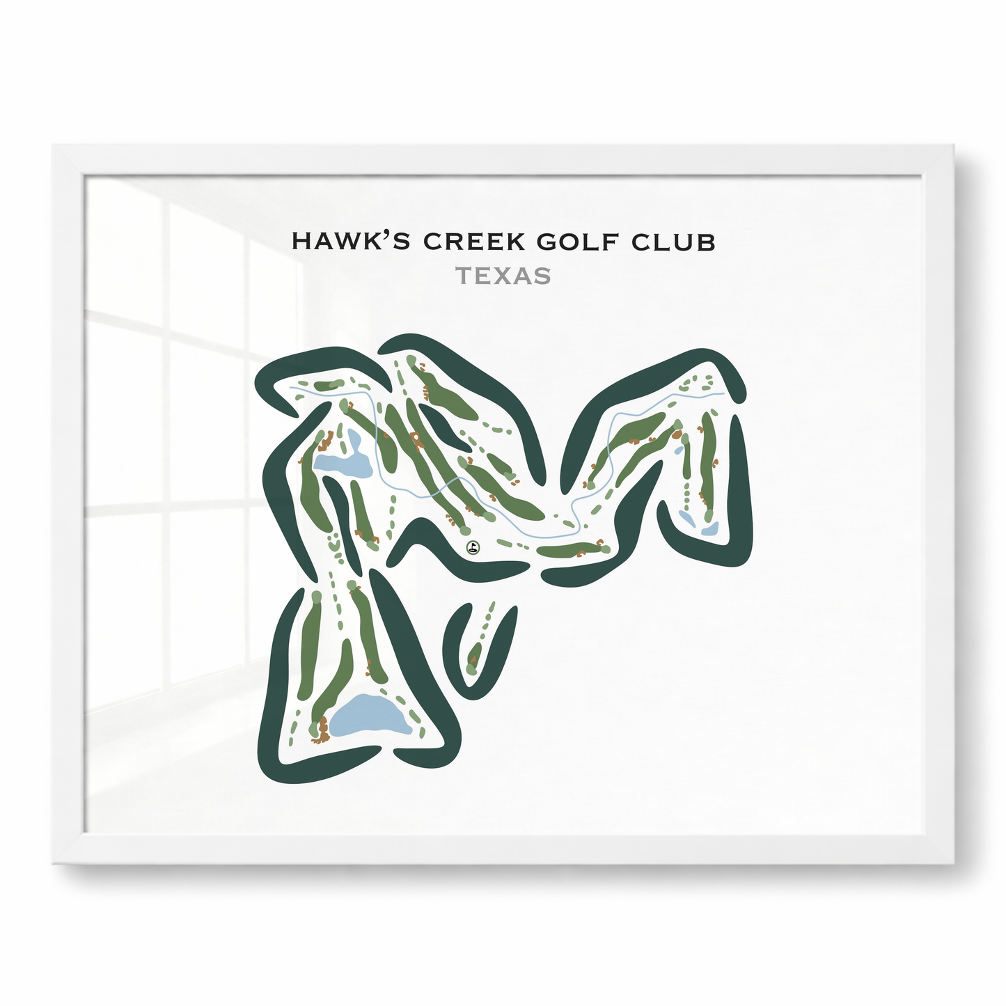 Hawk's Creek Golf Club, Texas - Printed Golf Courses