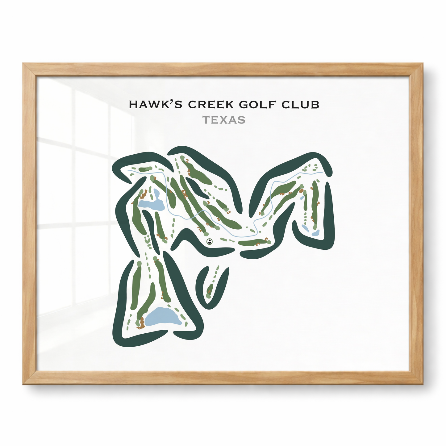 Hawk's Creek Golf Club, Texas - Printed Golf Courses