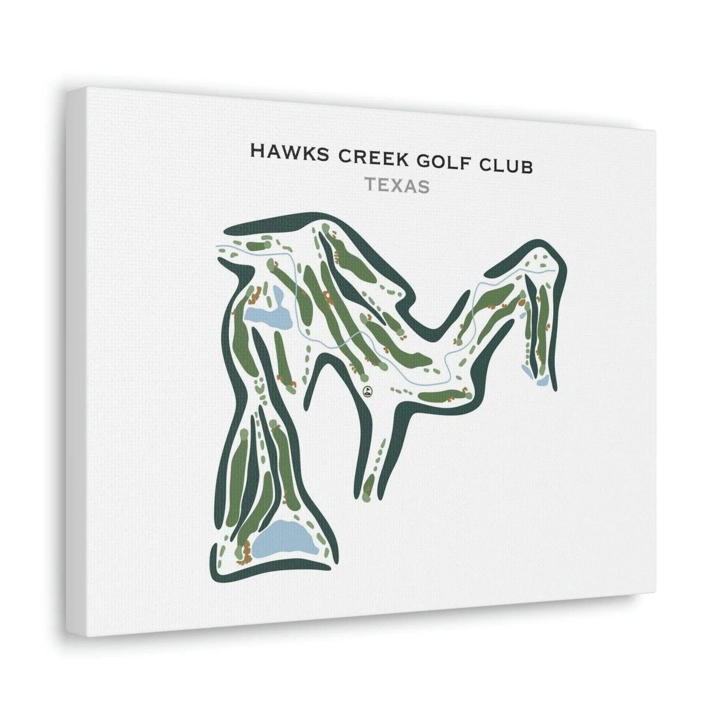 Hawks Creek Golf Club, Texas - Printed Golf Courses