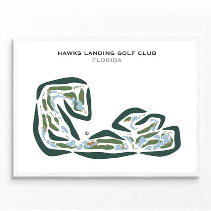 Hawks Landing Golf Club, Florida - Printed Golf Courses