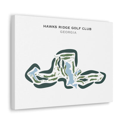 Hawks Ridge Golf Club, Georgia - Printed Golf Courses