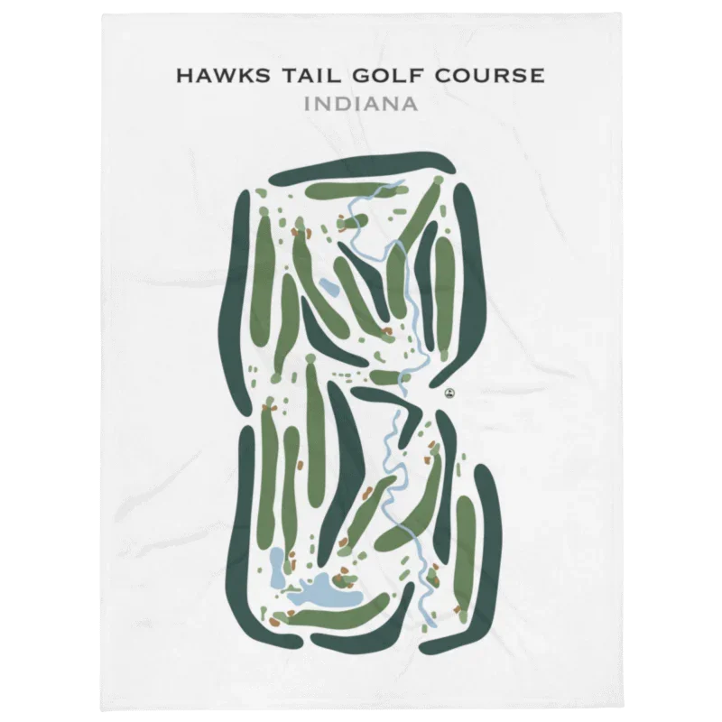 Hawks Tail Golf Course, Indiana - Printed Golf Courses