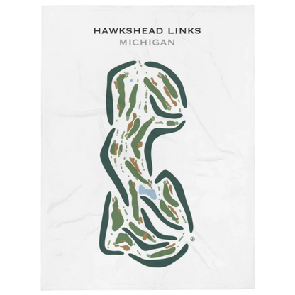 Hawkshead Links, Michigan - Printed Golf Courses