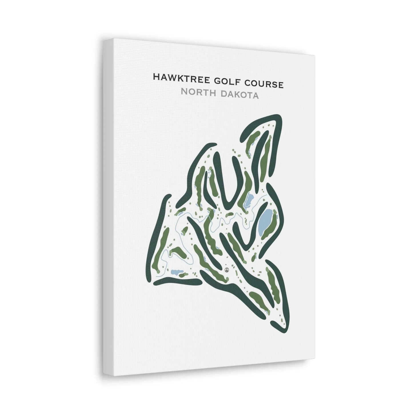 Hawktree Golf Course, North Dakota - Printed Golf Courses