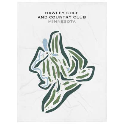 Hawley Golf and Country Club, Minnesota - Printed Golf Courses