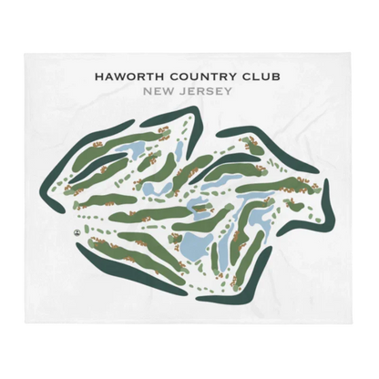 Haworth Country Club, New Jersey - Printed Golf Course