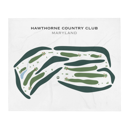 Hawthorne Country Club, Maryland - Printed Golf Courses