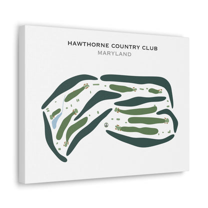 Hawthorne Country Club, Maryland - Printed Golf Courses