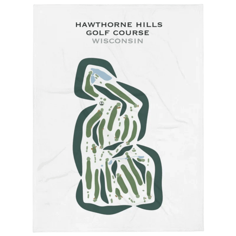 Hawthorne Hills Golf Course, Wisconsin - Printed Golf Courses