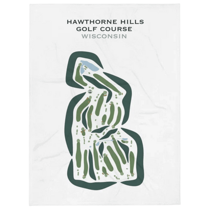 Hawthorne Hills Golf Course, Wisconsin - Printed Golf Courses