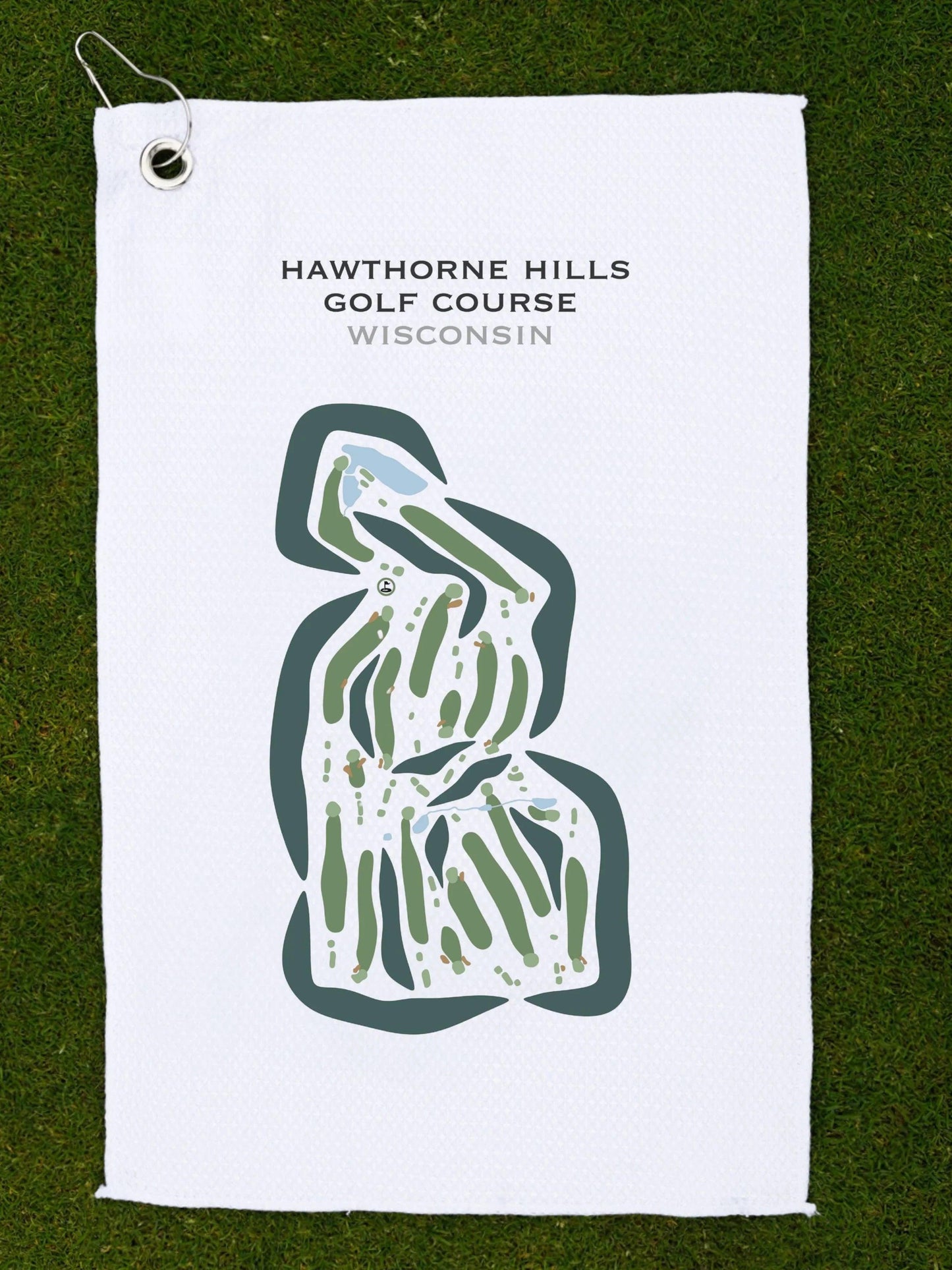 Hawthorne Hills Golf Course, Wisconsin - Printed Golf Courses