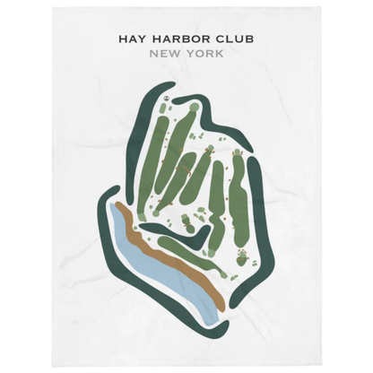 Hay Harbor Club, New York - Printed Golf Courses
