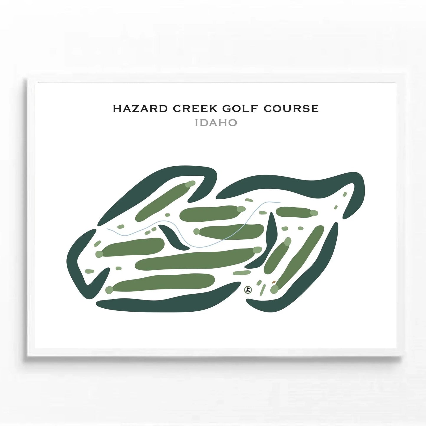 Hazard Creek Golf Course, Idaho - Printed Golf Courses