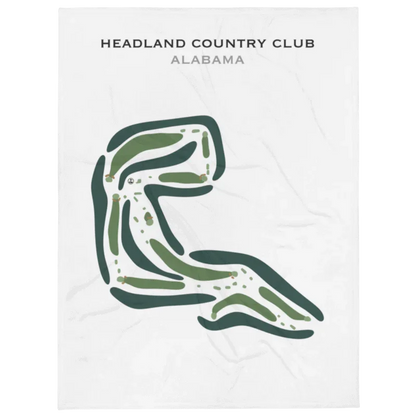 Headland Country Club, Alabama - Printed Golf Courses