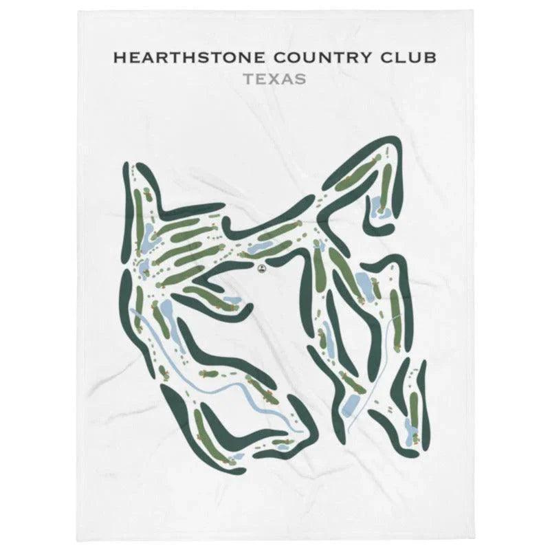 Hearthstone Country Club, Texas - Printed Golf Course