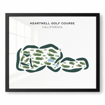 Heartwell Golf Course, California - Printed Golf Courses