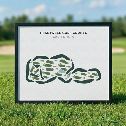 Heartwell Golf Course, California - Printed Golf Courses