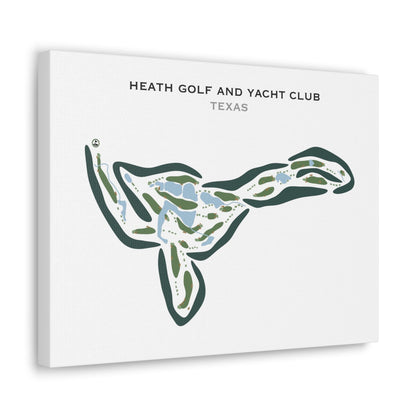Heath Golf and Yacht Club, Texas - Printed Golf Courses