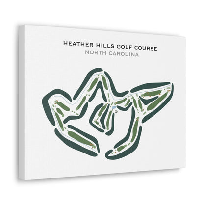 Heather Hills Golf Course, North Carolina - Printed Golf Courses