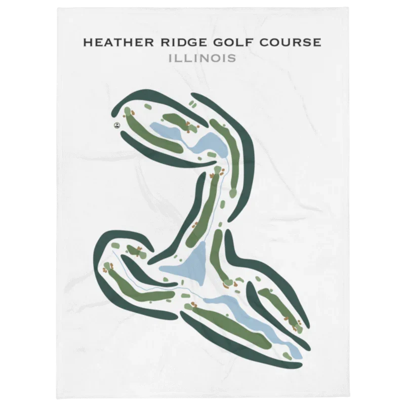 Heather Ridge Golf Course, Illinois - Printed Golf Courses