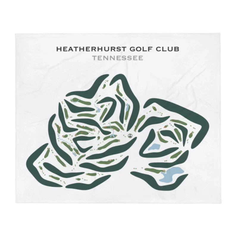 Heatherhurst Golf Club - Fairfield Glade, Tennessee - Printed Golf Courses