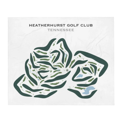Heatherhurst Golf Club - Fairfield Glade, Tennessee - Printed Golf Courses