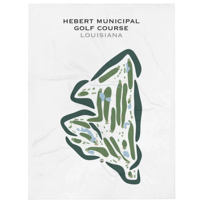 Hebert Municipal Golf Course, Louisiana - Printed Golf Courses