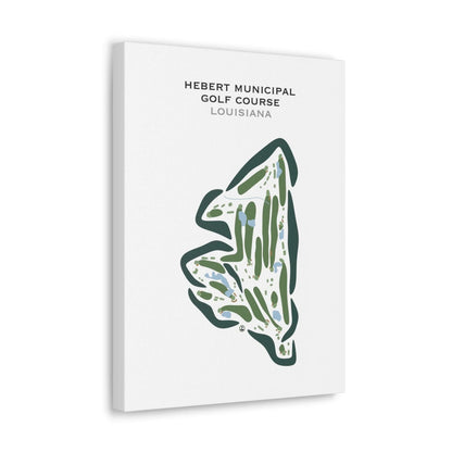Hebert Municipal Golf Course, Louisiana - Printed Golf Courses