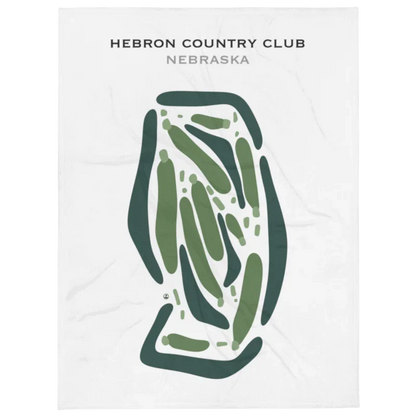 Hebron Country Club, Nebraska - Printed Golf Courses