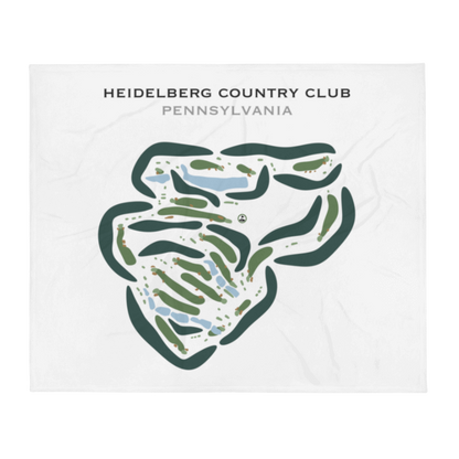 Heidelberg Country Club, Pennsylvania - Printed Golf Courses