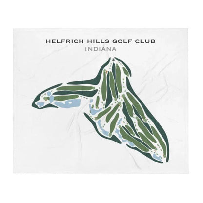 Helfrich Hills Golf Club, Indiana - Printed Golf Courses