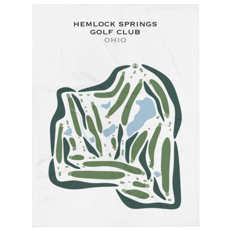 Hemlock Springs Golf Club, Ohio - Printed Golf Courses