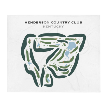 Henderson Country Club, Kentucky - Printed Golf Courses