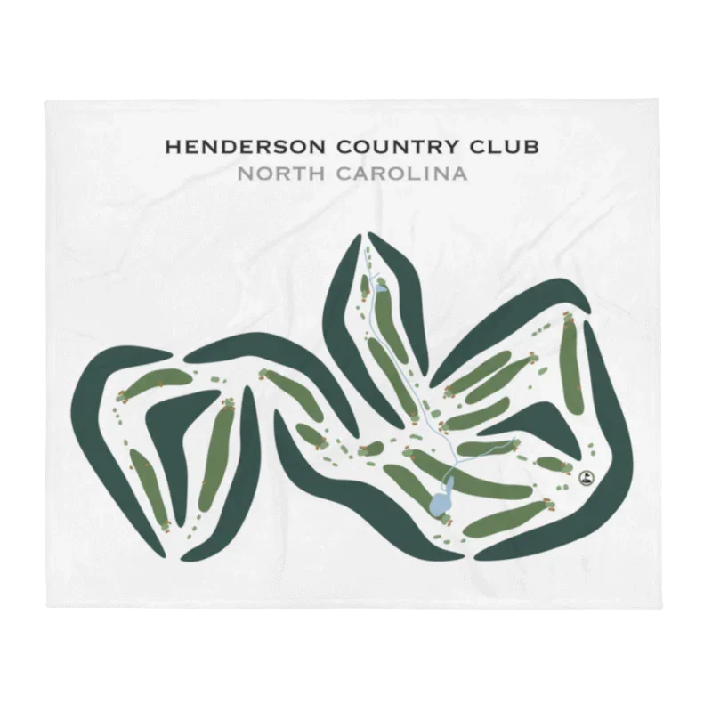 Henderson Country Club, North Carolina - Printed Golf Courses